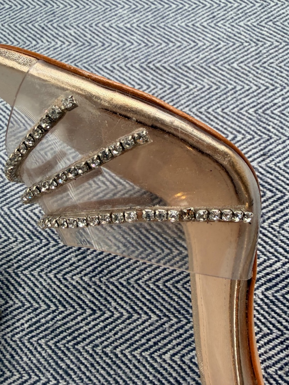 SCHUTZ -  Rhinestone Sandals - Picture 5 of 8